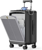 MGB Carry on Luggage 22x14x9 Airline Approved, Durable PC Hardside Suitcase by MGB