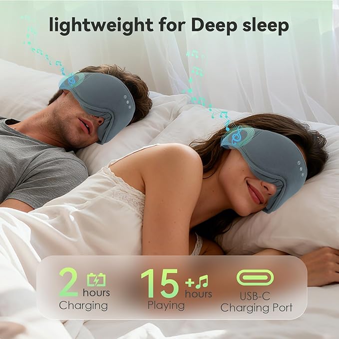 3D Bamboo Cotton Sleep Mask - Image 9