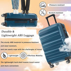 Merax 28 Inch Luggage Hardshell ABS Large Suitcase - Image 2