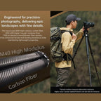 FALCAM TreeRoot Carbon Fiber Medium Tripod, 4-Section Legs, 50kg Vertical Load - Image 3