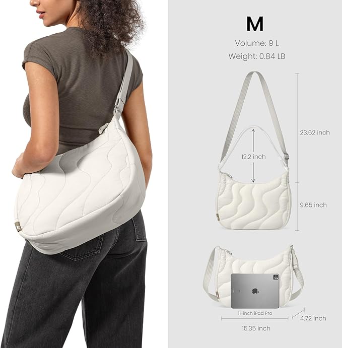 tomtoc 9L Puffer Sling Crossbody Bag - Image 3