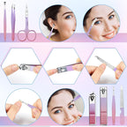 Aceoce Manicure Set Women Nail Clippers Professional Manicure Pedicure Kit - Image 2