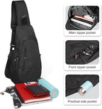 TITECOUGO Small Sling Bag, Lightweight Crossbody Backpack - Image 2