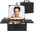 Relavel Makeup Bag with LED Mirror, Makeup Box Travel Train Case with by Relavel