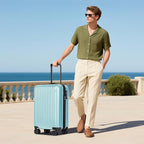 KYME Suitcase Hardshell With Double Spinner Wheels, PC+ABS TSA Lock Travel - Image 2