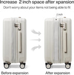 Hanke 20 Inch Expandable Carry on Luggage 22x14x9 Airline Approved Lightweight - Image 3