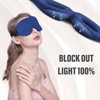 YIVIEW Sleep Mask for Side Sleeper, Complete Light Blocking 3D Pink Sleeping - Image 3