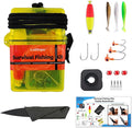 Mini Survival Fishing Kit Small Emergency Fishing Gear Box Pocket Fishing by Unknown