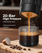 Portable Espresso Coffee Maker, Travel Coffee Maker - Image 5