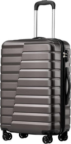 Coolife Larage Luaggage Hardside Expandable Suitcase by COOLIFE