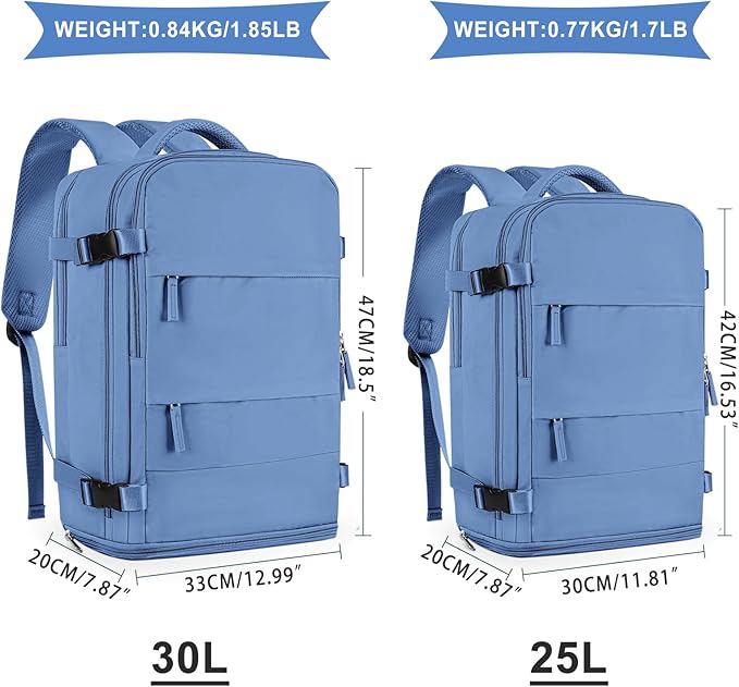 coowoz Travel Backpack for Women Men, Carry On Backpack, Hiking Backpacks - Image 3