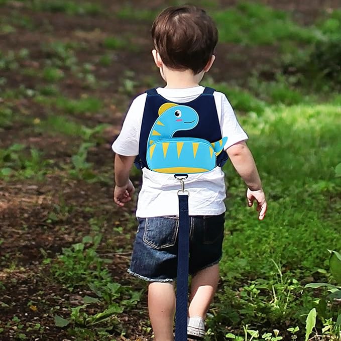 Accmor Toddler Harness with Leash, Cute Dinosaur Kids Leashes + Anti Lost Wrist - Image 7