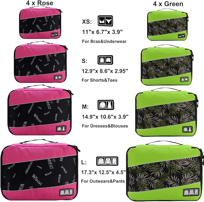 Packing Cubes Luggage Bags Organizer Durable Travel Accessories - Image 2