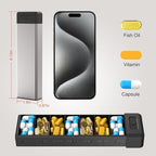 HEIYING Pill Organizer with Aluminum Shell - Image 6