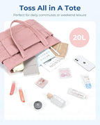 BAGSMART Tote Bag for Women, Lightweight Puffy Tote Bag - Image 7