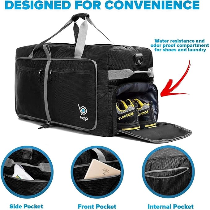 Bago Large Foldable Duffel Bags - Image 4