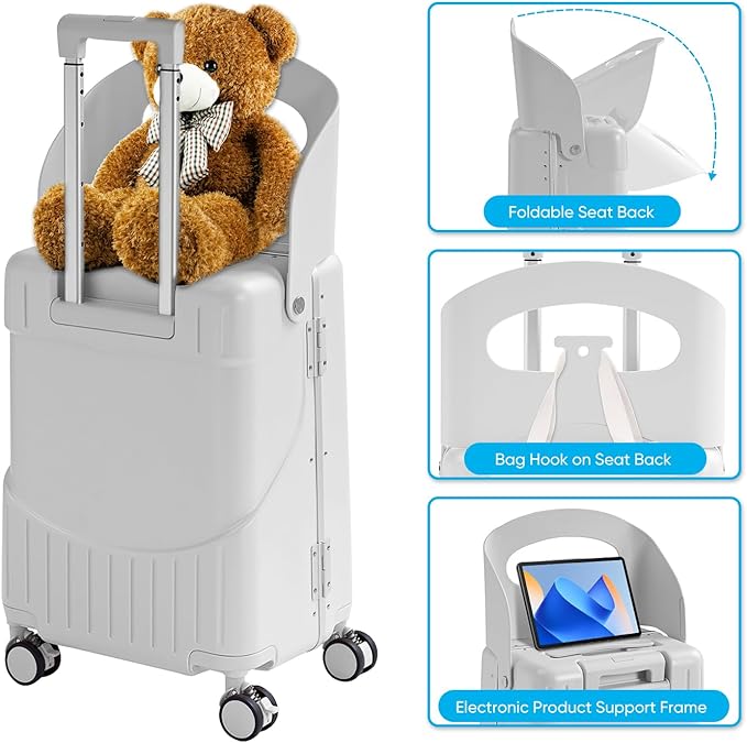 TABU 20" Ride-on Luggage with Seat - Image 3