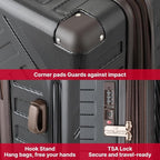 LEGEND WALKER DECK Hardside Expandable Luggage, 22 inch, 5514-49-BK - Image 3