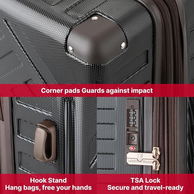 LEGEND WALKER DECK Hardside Expandable Luggage, 29 inch, 5514-69-GR - Image 3