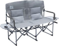 Oversized Double Portable Folding Director’s Loveseat Chair by CamphorDesigns