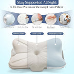 Cervical Pillow for Neck Support, Memory Foam Contour Pillow, Ergonomic - Image 3