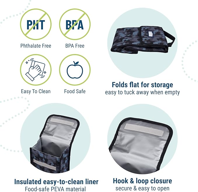 Wildkin Kids Insulated Lunch Bag – Reusable, School & Travel - Image 3