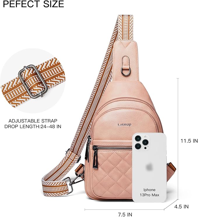 Sling Bag For Women Fanny Pack Crossbody Travel Shoulder Belt Bags Tote - Image 3