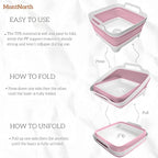 Collapsible Wash Basin 9L, Foldable Dish Tub - Image 3