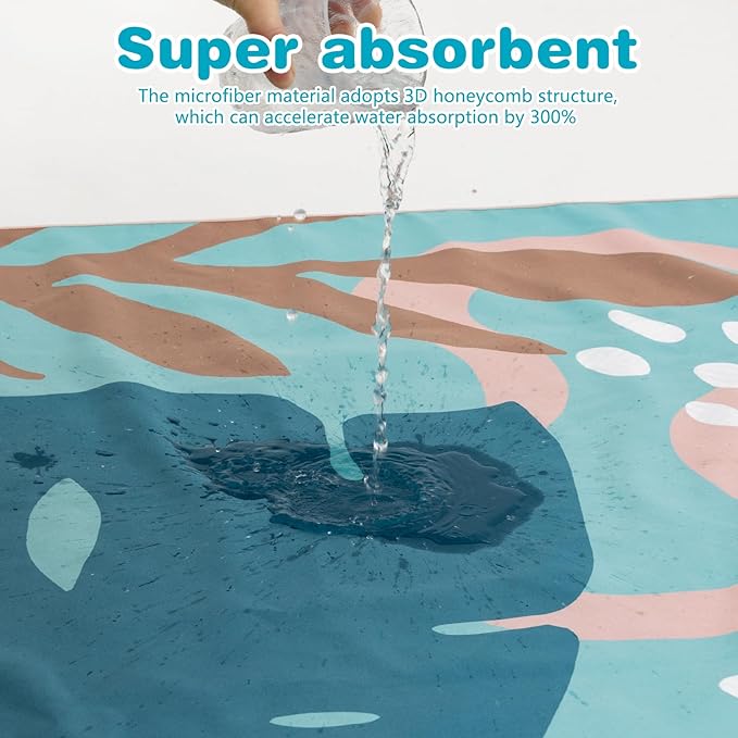 PY SUPER MODE Beach Hooded Towel Oversized - Image 7