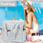 LEDAOU Beach Bag Waterproof Sandproof Women Tote Bag Pool Bag - Image 5