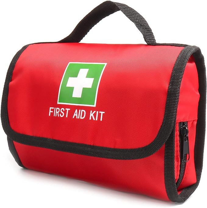 First Aid Bag Tote Empty Small First Aid Kit Bag Outdoor Travel Rescue Pouch by Jipemtra