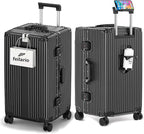 feilario 30in Super Large Captain Aluminum Frame Hardside Spinner Wheels Luggage by feilario