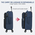 KROSER Softside Expandable Carry On Luggage - Image 5