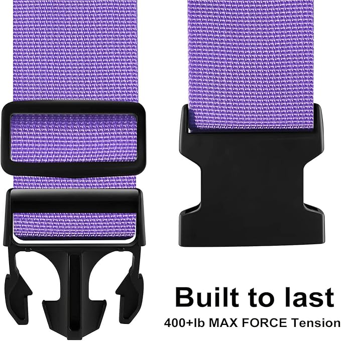 Luggage Straps for Suitcases TSA Approved-2 Pack Bright Personalized Luggage - Image 2