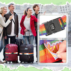 Adjustable Luggage Straps with Combination Lock – 4 Pack Bright Colors - Image 6