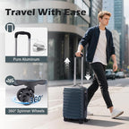 Coolife Carry On Luggage Airline Approved - Image 4