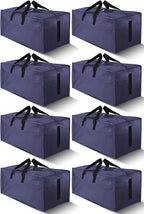 8 Pack Large Strong Moving Bags by HOMESURE