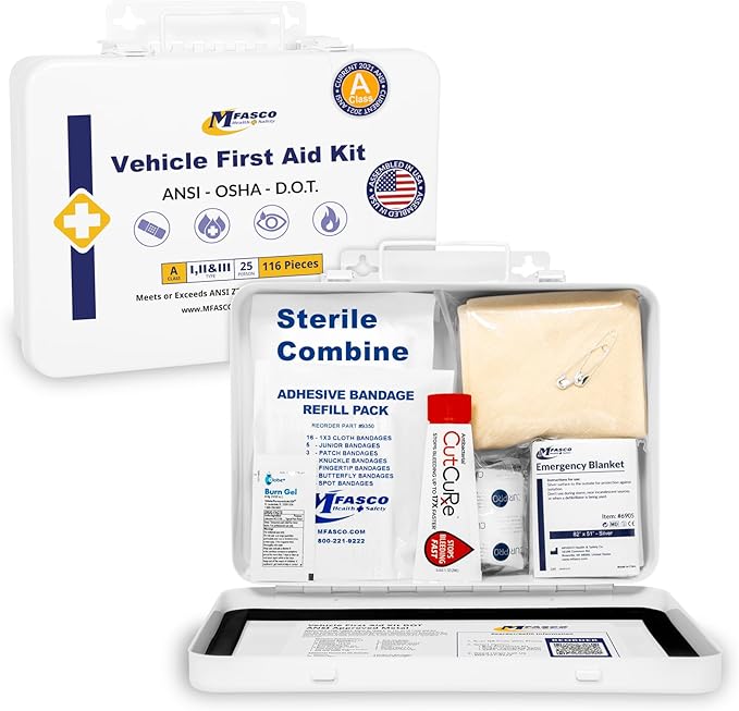 MFASCO Vehicle First Aid Kit by MFASCO
