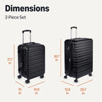 Amazon Basics 2-Piece Set, Hardshell Suitcases - Image 6