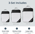 3 Set Compression Packing Cubes - Image 3