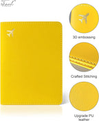 Passport Holder for Travel Essentials, RFID Blocking Passport Cover Case for - Image 5