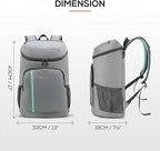 TOURIT Cooler Backpack 30 Cans Lightweight Insulated Backpack Cooler Leak-Proof - Image 2