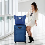 Merax Softside Luggage Set Softshell Lightweight 3 Piece Spinner Suitcase - Image 9