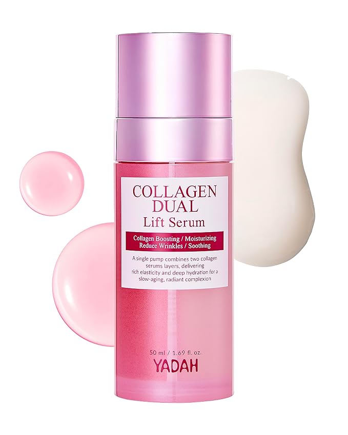 YADAH Hydra core cream - Capsule Filler Cream 1.69 fl oz Collagen Hydra Essence 5.07 fl oz Collagen Dual Lift Serum 1.69 fl oz