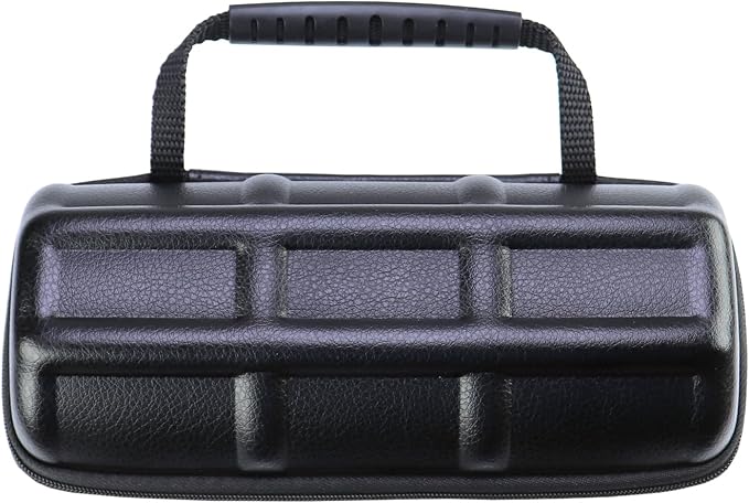 Juntan 3 Slots Hard Watch Travel Case, Portable PU Leather Zipper Storage - Image 8
