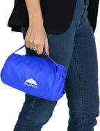 BlueHills Ultra Compact Travel Blanket Pillow in Portable Bag Case Premium Cozy - Image 9