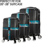 Adjustable Travel Luggage Strap Suitcase Belt Travel Bag Accessories 1.96 in W - Image 3