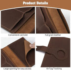 Jack&Chris Genuine Leather Passport Holder - Image 4