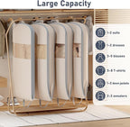DIMJ 2 Pack 43" Space Saving Garment Bags - Image 7