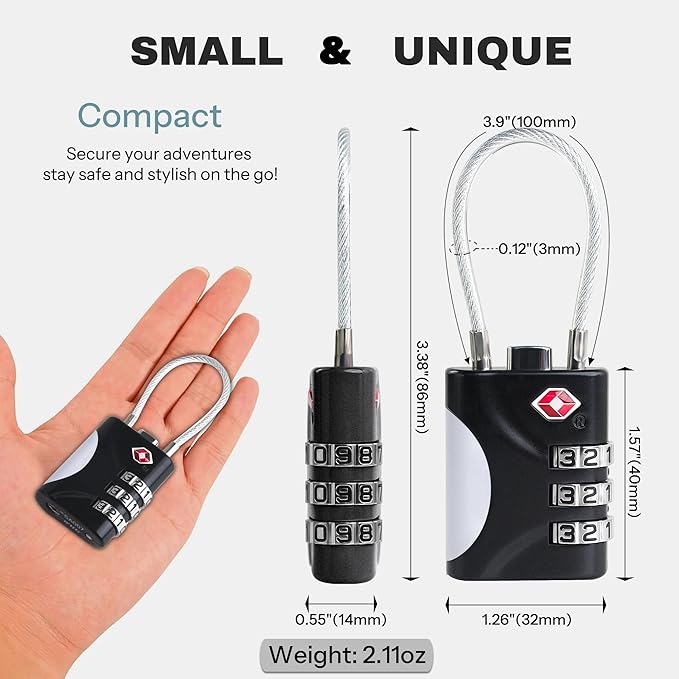TSA Approved Luggage Locks - Image 2